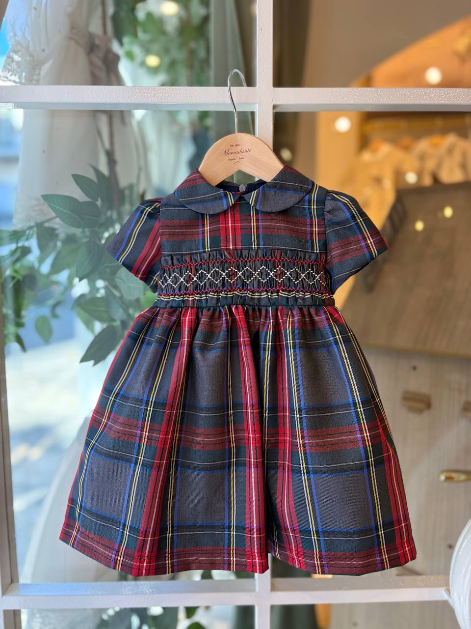 Abito SCOZZESE PUNTO SMOCK MERCADANTE