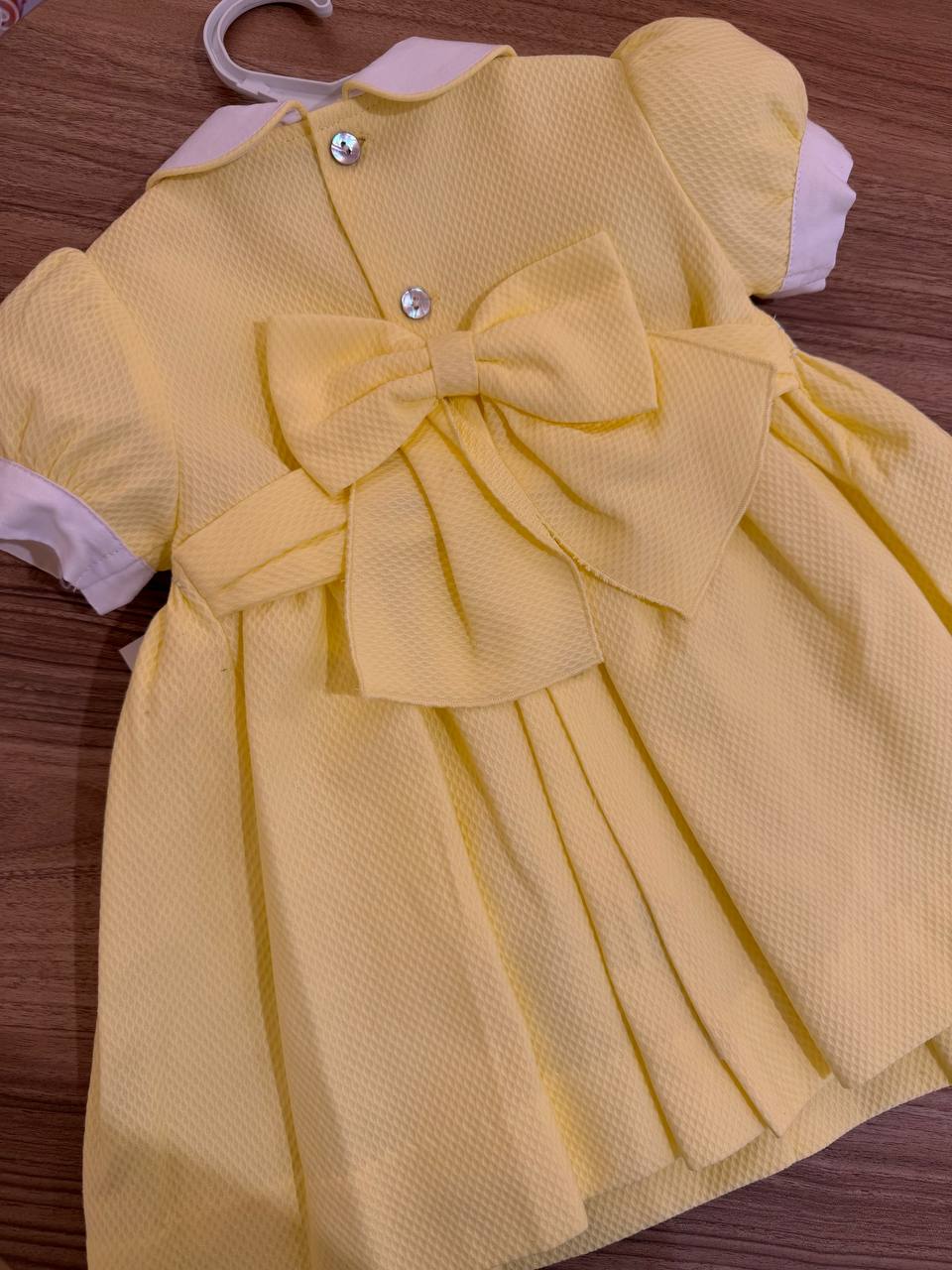 Abito GIALLO PUNTO SMOCK NAXOS