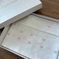 Lenzuolino FIOCCHI BIANCO E ROSA ARTIGIANBABY
