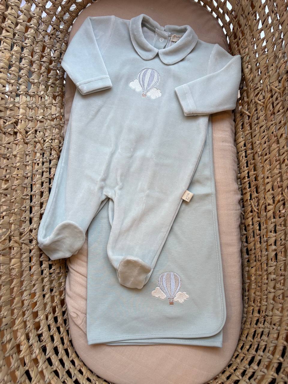 Coordinato MONGOLFIERA VERDE SALVIA BABY GI