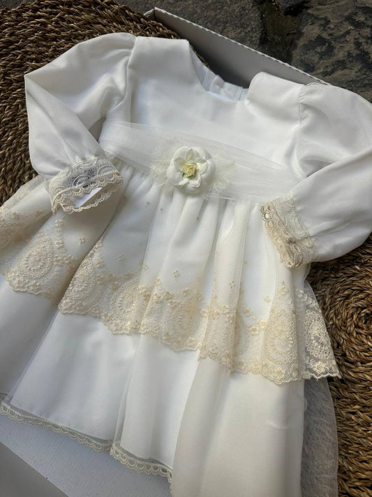Abito Battesimale PETALO D'AVORIO CHARO