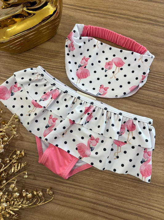 Costume e BANDANA FENICOTTERI SARABANDA