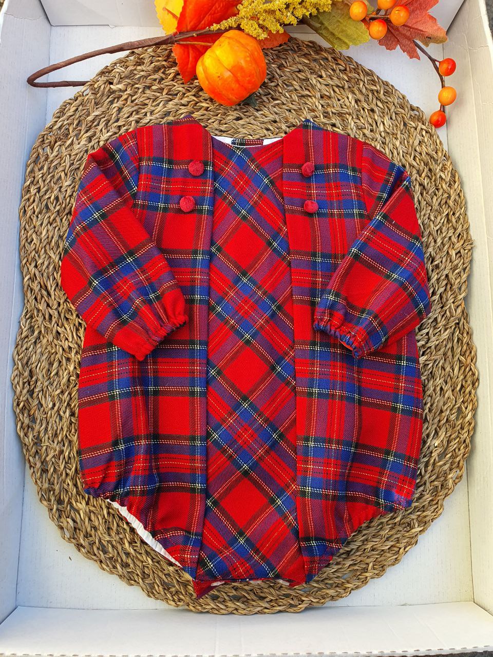 PAGLIACCETTO TARTAN BOTTONCINI DEL SUR