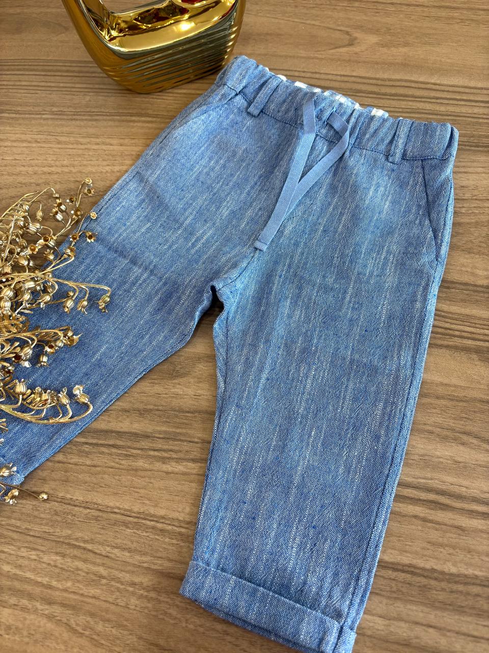 PANTALONE AZZURRO DR.KID