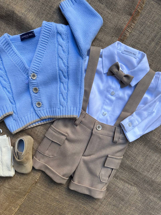 Coordinato CIELO E BEIGE EMANUEL PRIS