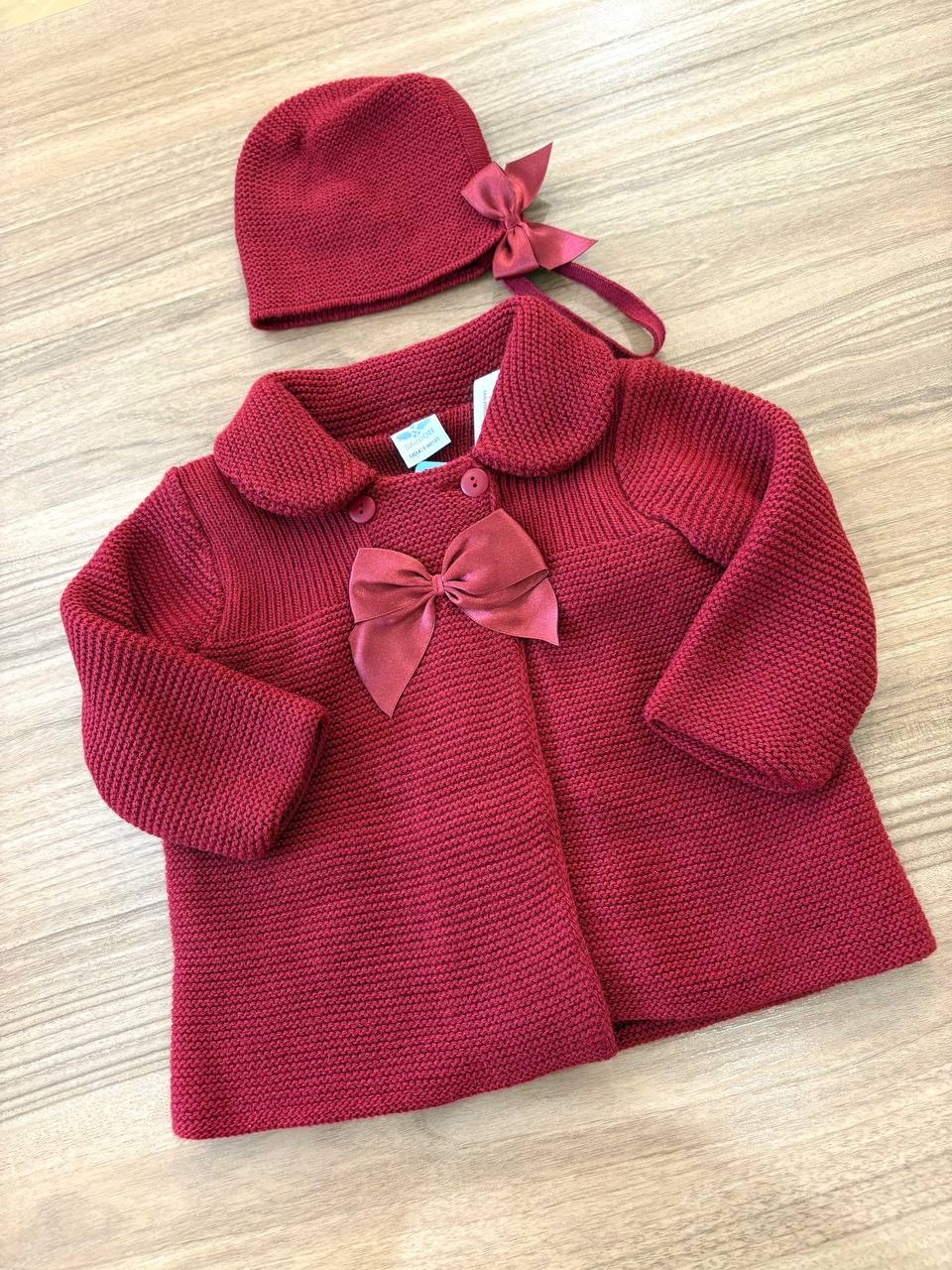 Cappottino con Cuffia Bordeaux SARDON