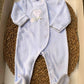 Tutina CUORICINI CELESTE BABY FASHION