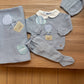 Coordinato nascita MONGOLFIERA AZZURRO JULIANA