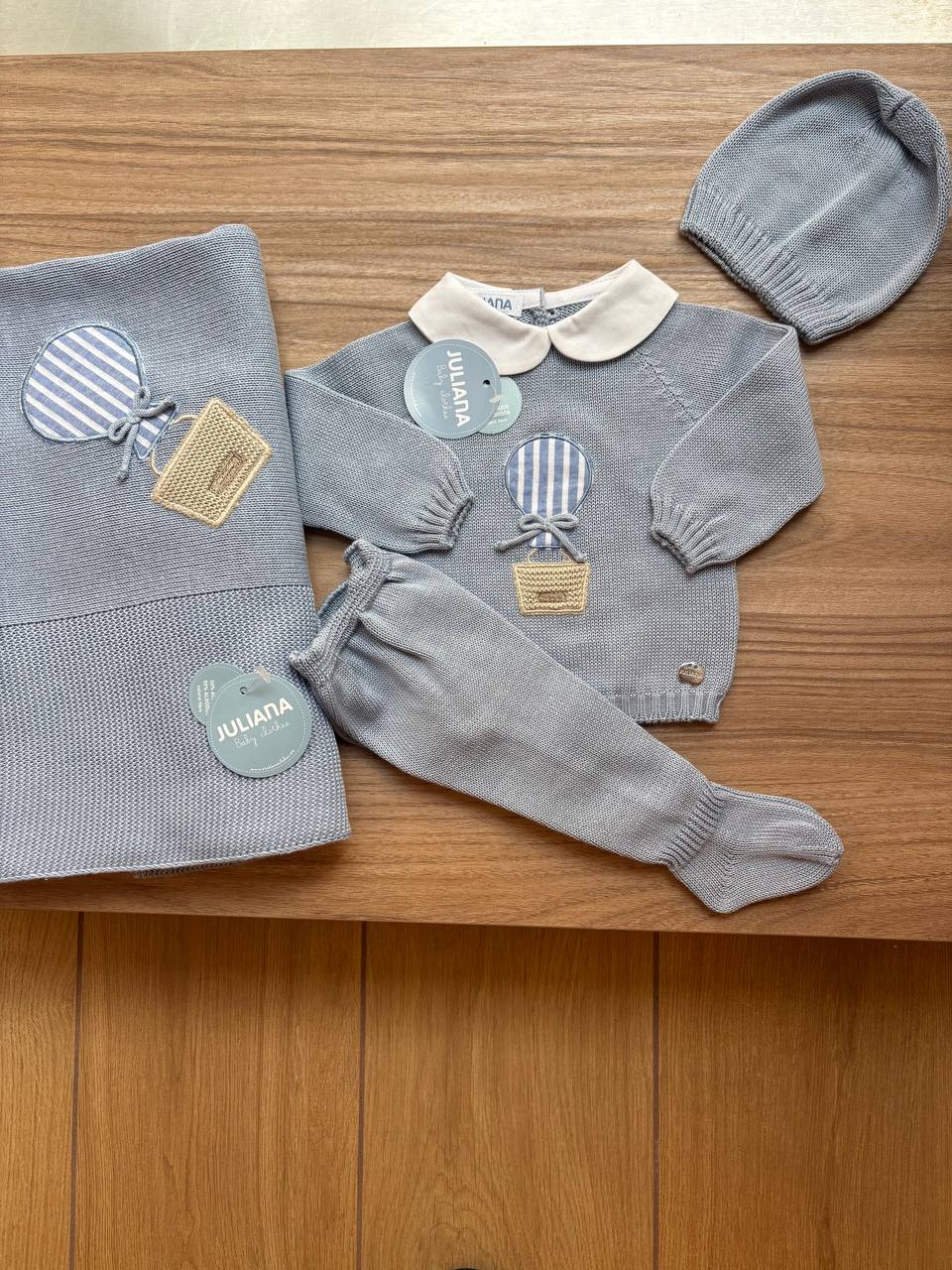 Coordinato nascita MONGOLFIERA AZZURRO JULIANA
