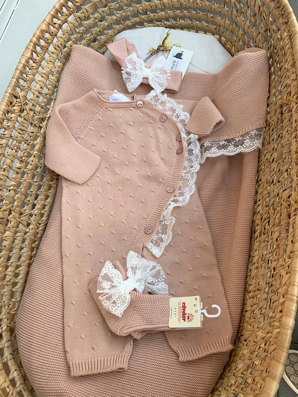 Coordinato nascita ROSA ANTICO IN PIZZO CONDOR