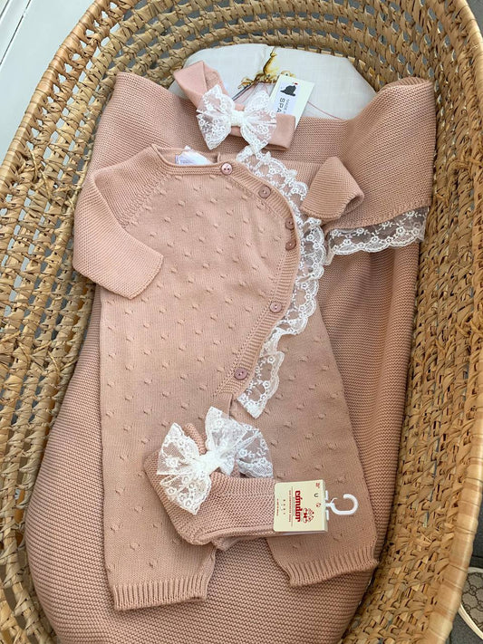 Coordinato nascita ROSA ANTICO IN PIZZO CONDOR