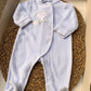 Tutina CUORICINI CELESTE BABY FASHION