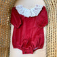PAGLIACCETTO in velluto rosso Juliana