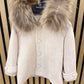 Cappottino CINIGLIA BEIGE CON PELLICCIA GUGU GAGA