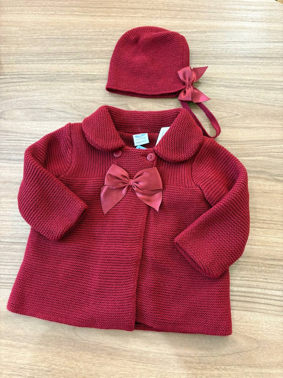 Cappottino con Cuffia Bordeaux SARDON