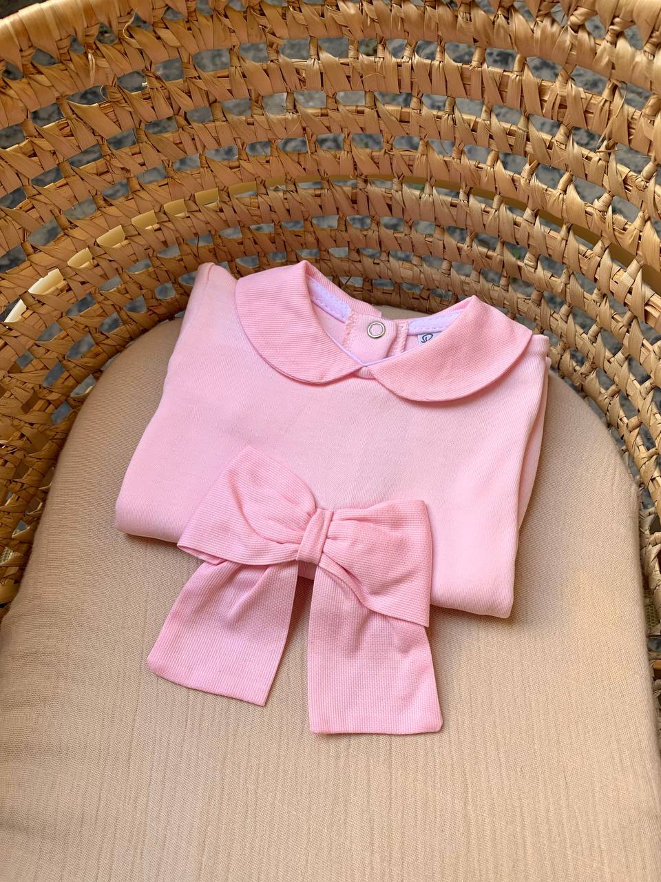 Tutina Fiocco Rosa Pappa & Latte