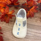 Scarpina STILE INGLESE VANIGLIA E AZZURRO PANYNO