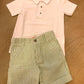 Completo polo Jo Milano e shorts righe boboli