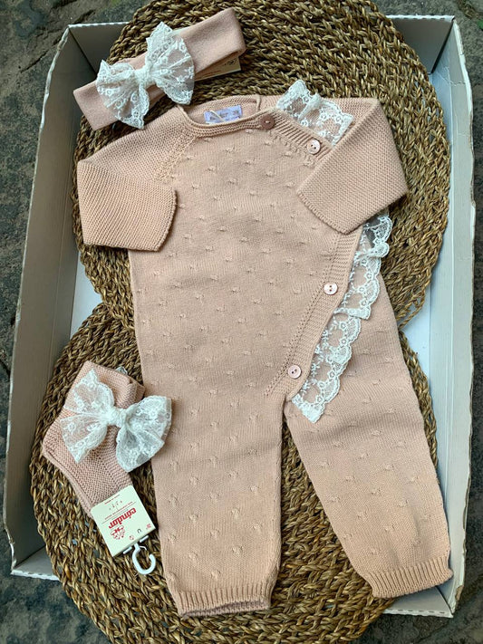 Tutina ROSA ANTICO IN PIZZO CONDOR