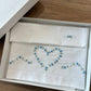Lenzuolino CUORE BIANCO E CIELO ARTIGIANBABY