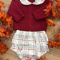 Completo BORDEAUX BABY FASHION