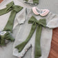 TUTINA, CAPPELLINO E SCARPINE MENTA BEBÉ DI ALMY