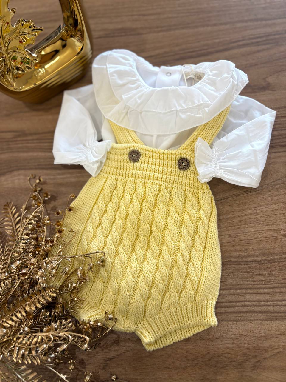 PAGLIACCETTO GIALLO TRECCE WEDOBLE