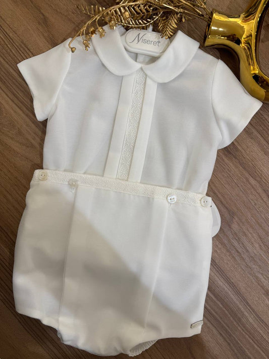 Abito Battesimale BIANCO NISERET