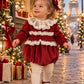Pagliaccetto Petit Noël BORGOGNA IN VELLUTO FOFETTES