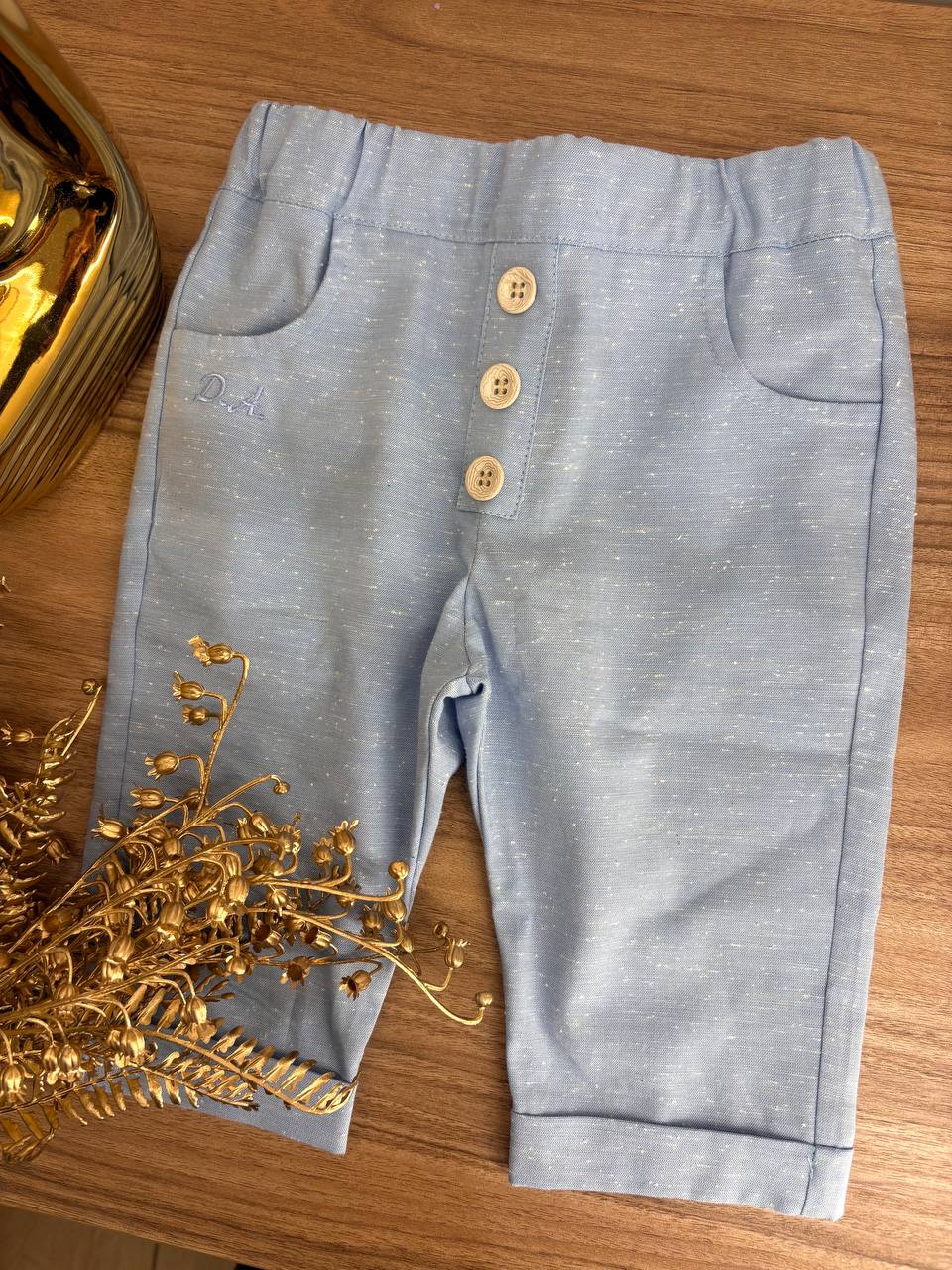 Pantalone IN LINO CIELO DANIELE ALESSANDRINI