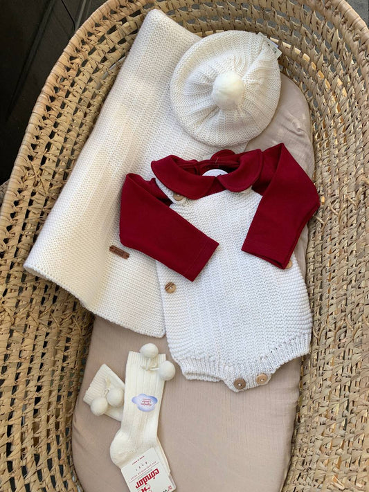 Coordinato nascita PANNA E BORDEAUX CONDOR