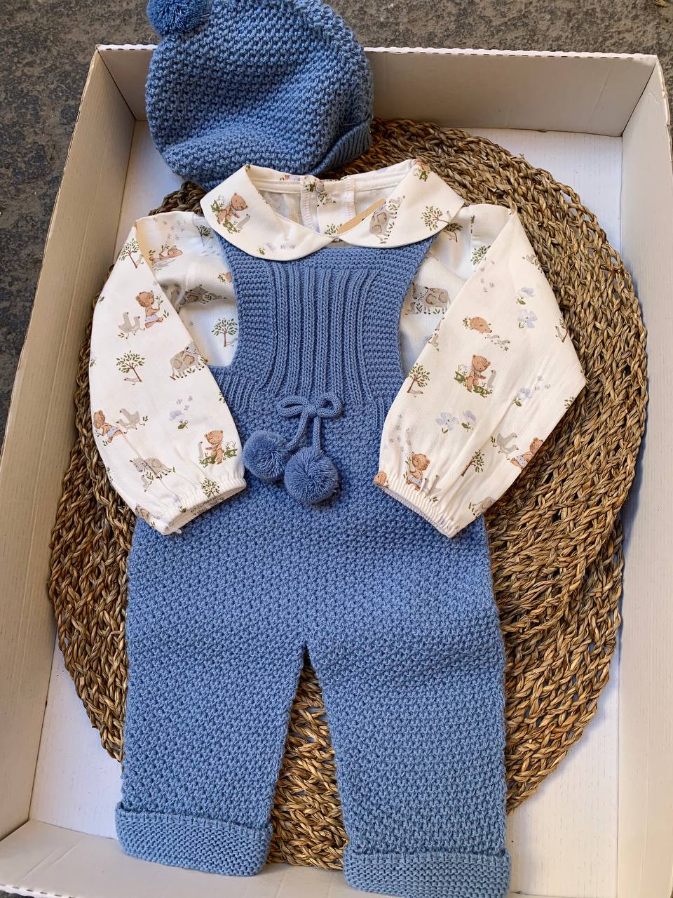 Tutina celeste SAFARI BABY FASHION