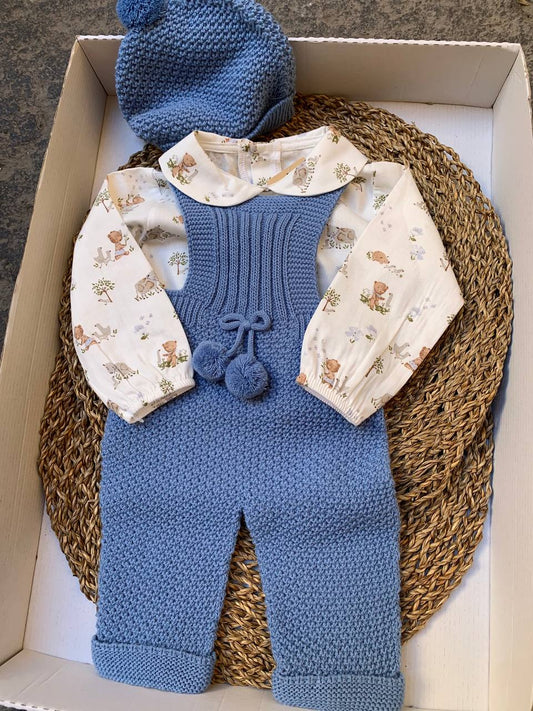 Tutina celeste SAFARI BABY FASHION