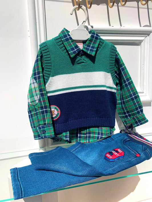 Camicia e jeans Boboli