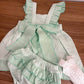 ABITINO A RIGHE VERDE ACQUA BABY FASHION