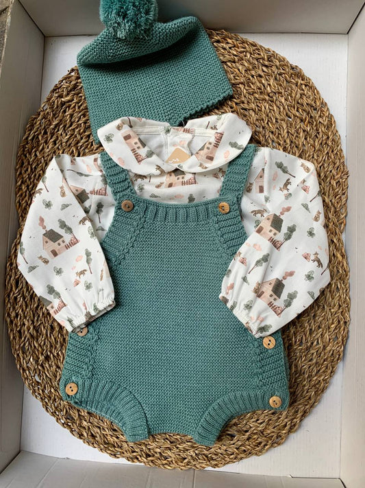 Pagliaccetto verde "BOSCO BABY FASHION