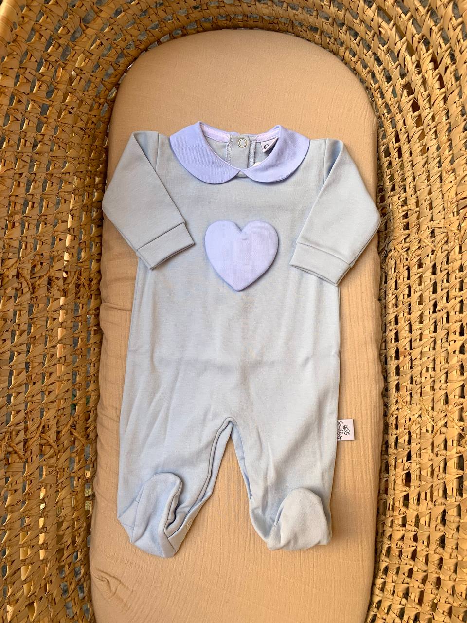 Tutina Cuore Celeste Pappa & Latte
