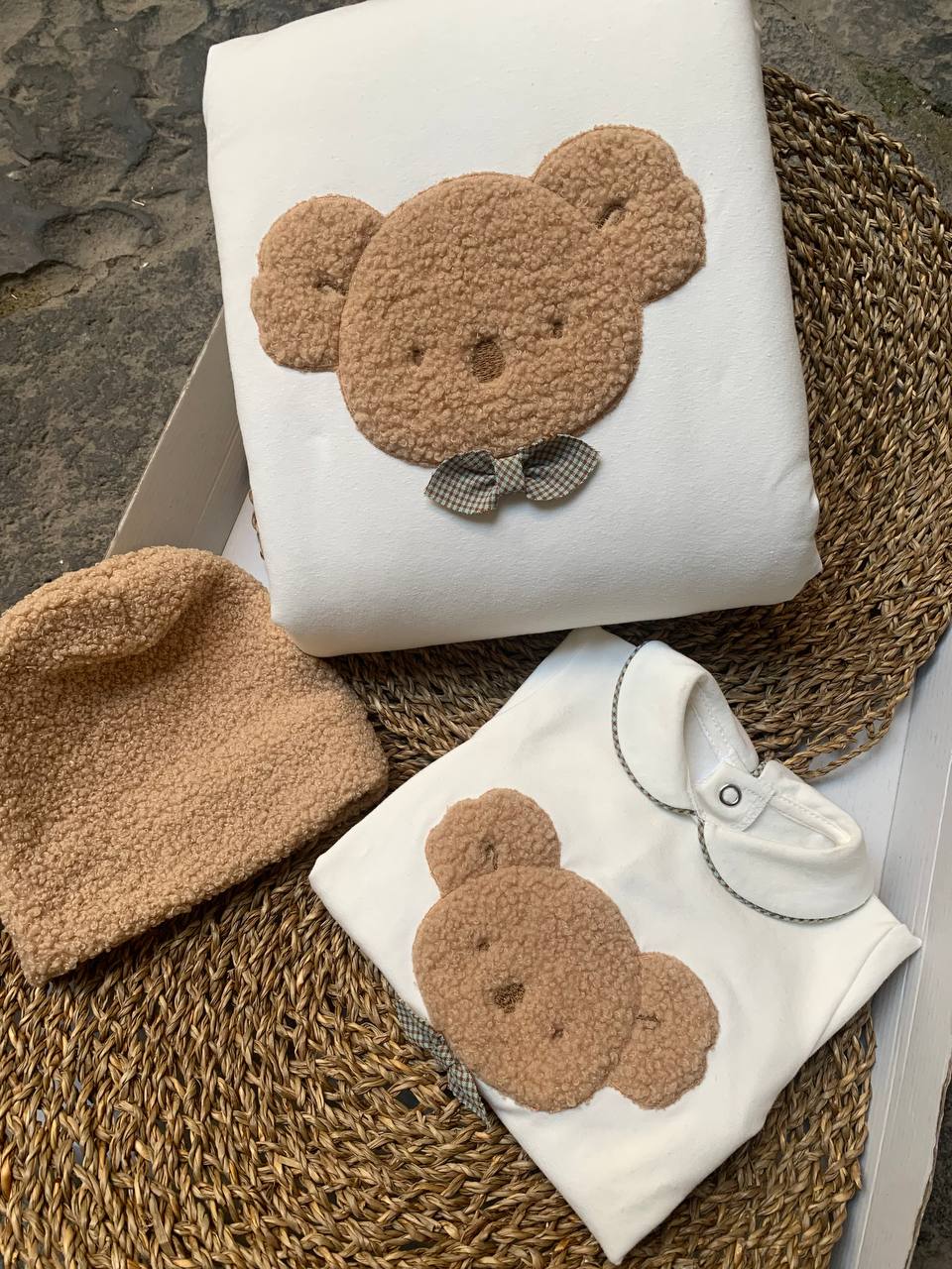 Coordinato nascita PANNA E NOCCIOLA TETO E TATTA