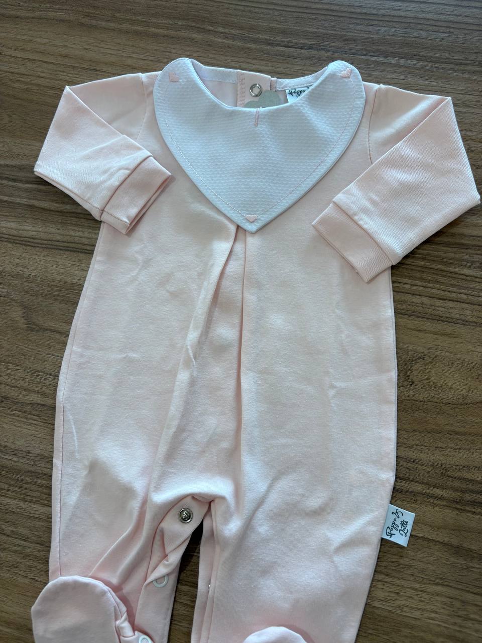 Tutina Rosa BAVERO A CUORE PAPPA&LATTE