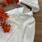 Cappotto BIANCO CON CUFFIA