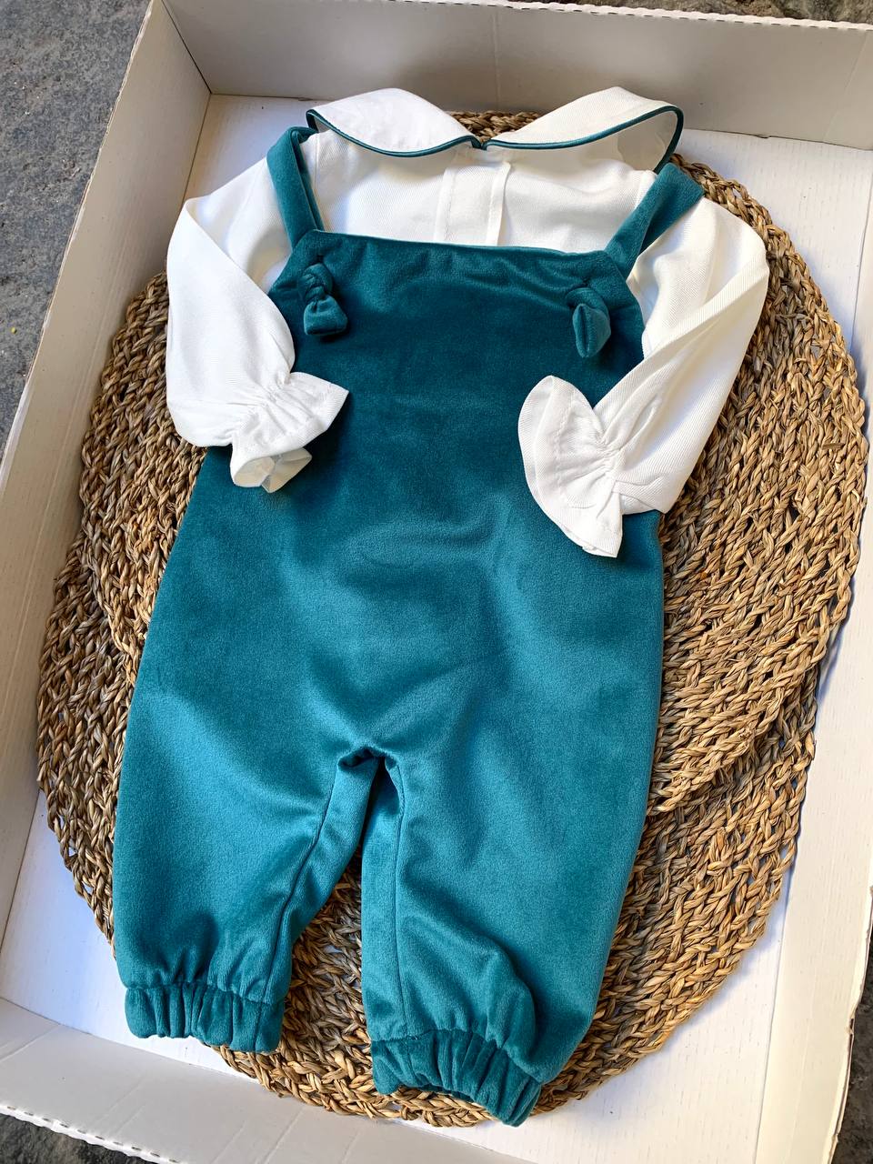 Salopette e camicia OTTANIO PAPPA E LATTE