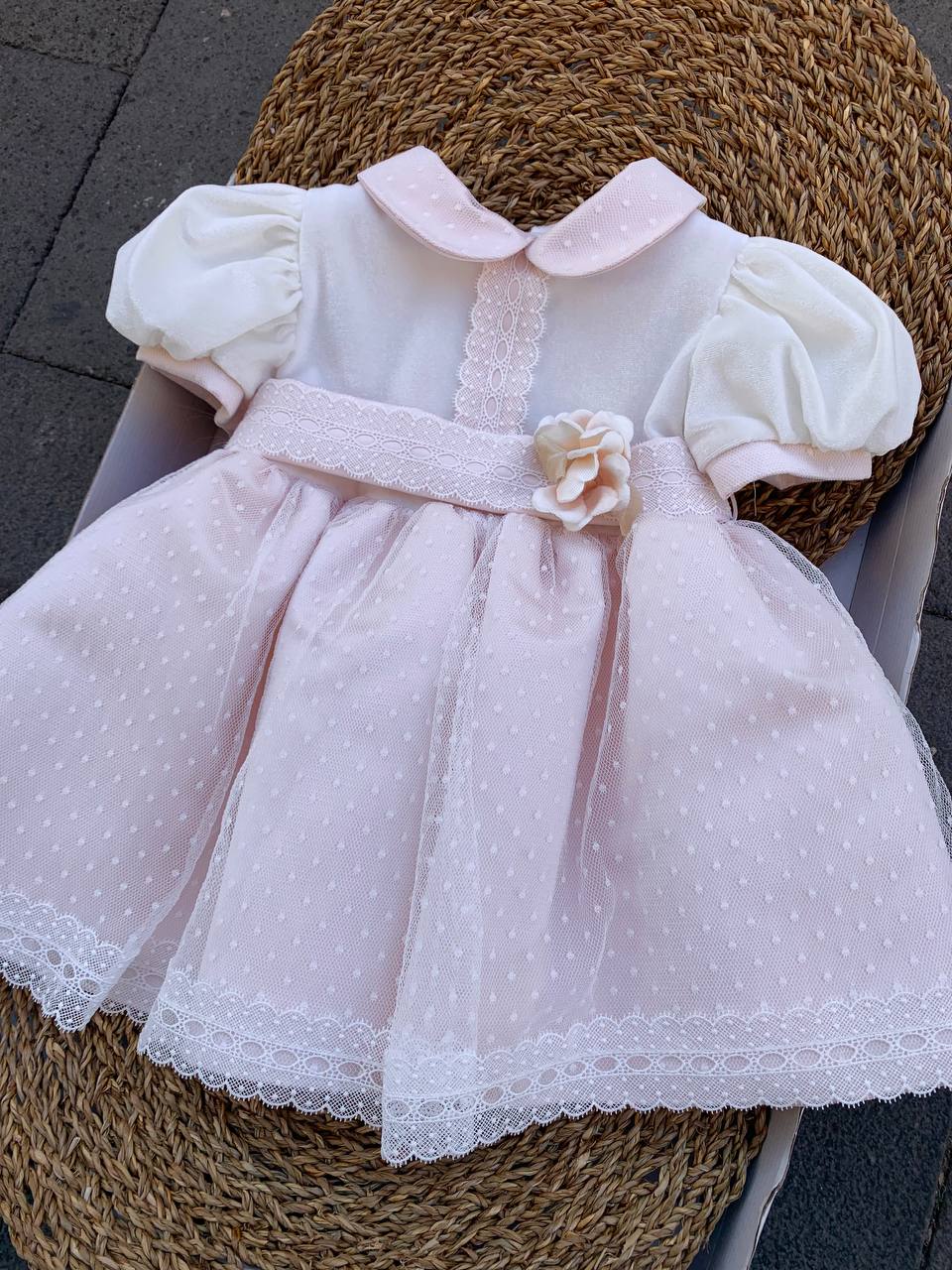 Abito VELLUTO SETA E ROSA GUGU GAGA