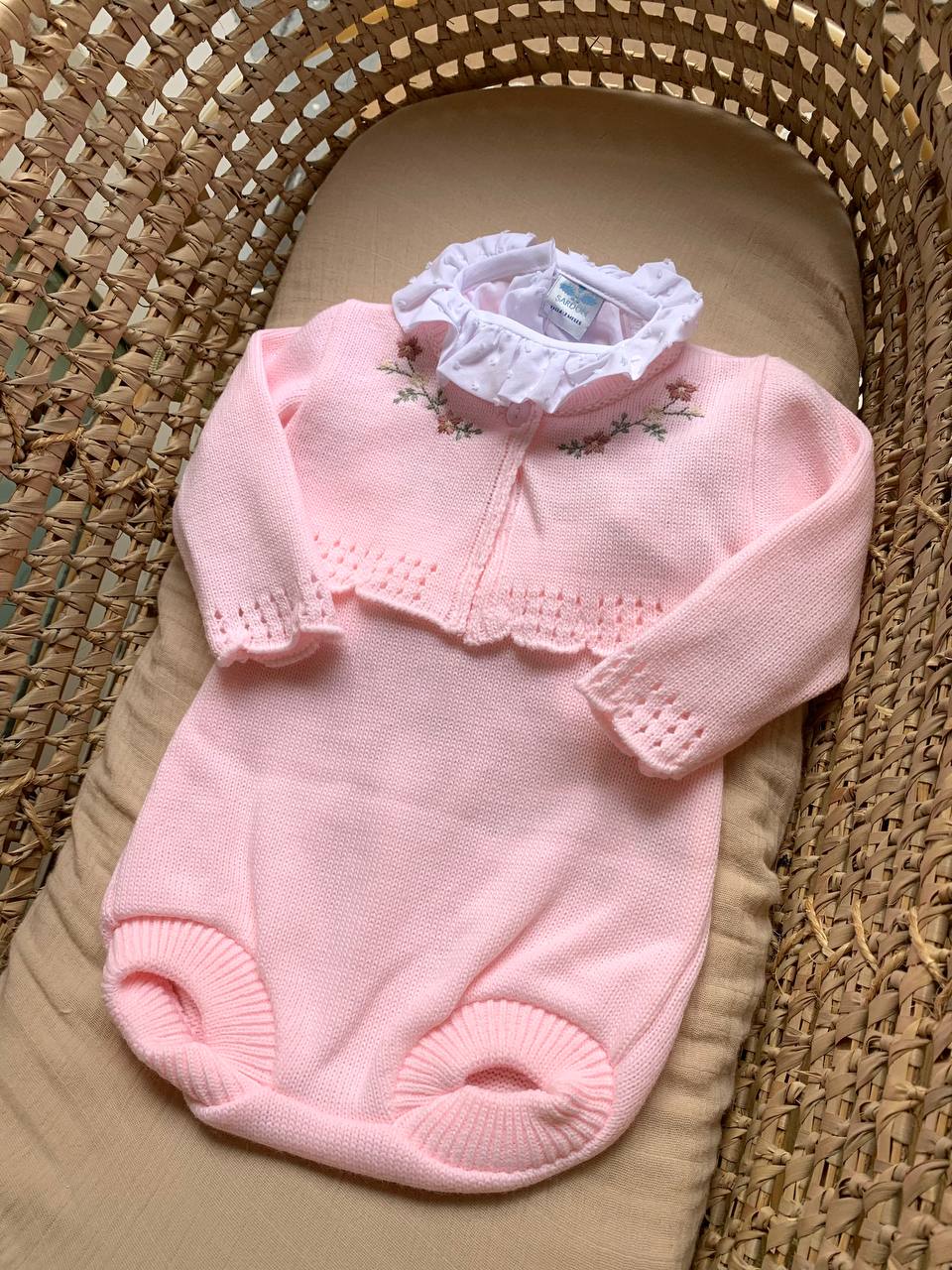 PAGLIACCETTO ROSA FIORI SARDON