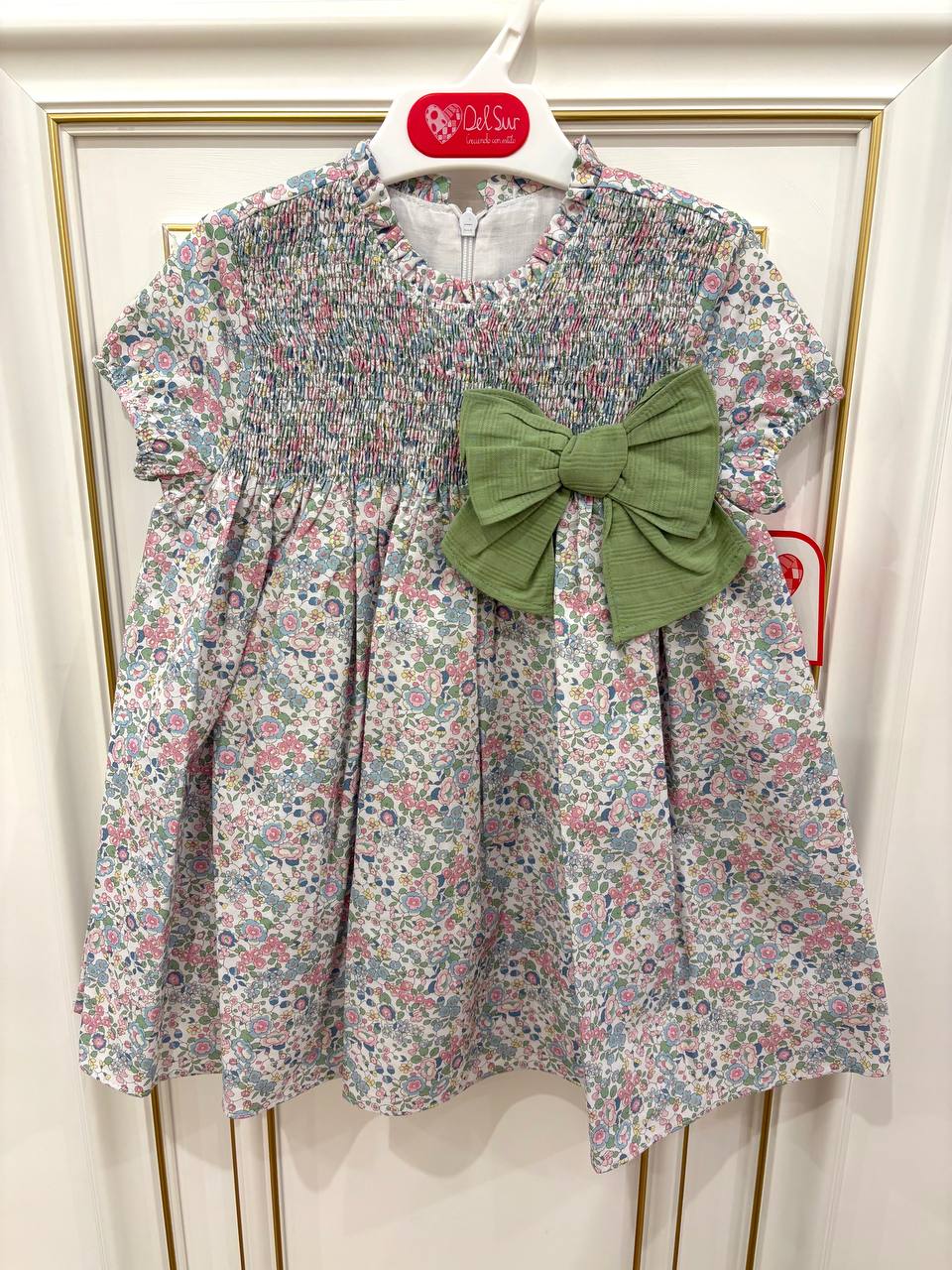 Abitino FLOREALE VERDE CON FIOCCO DEL SUR