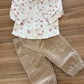Completo CAMICIA E PANTALONE BEIGE MINIBANDA