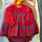 Pagliaccetto TARTAN VELLUTO ROUGE DEL SUR