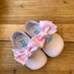 Scarpine Rosa con fiocco Indice