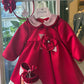 Abito rosso CON FIORE AMBARABÀ