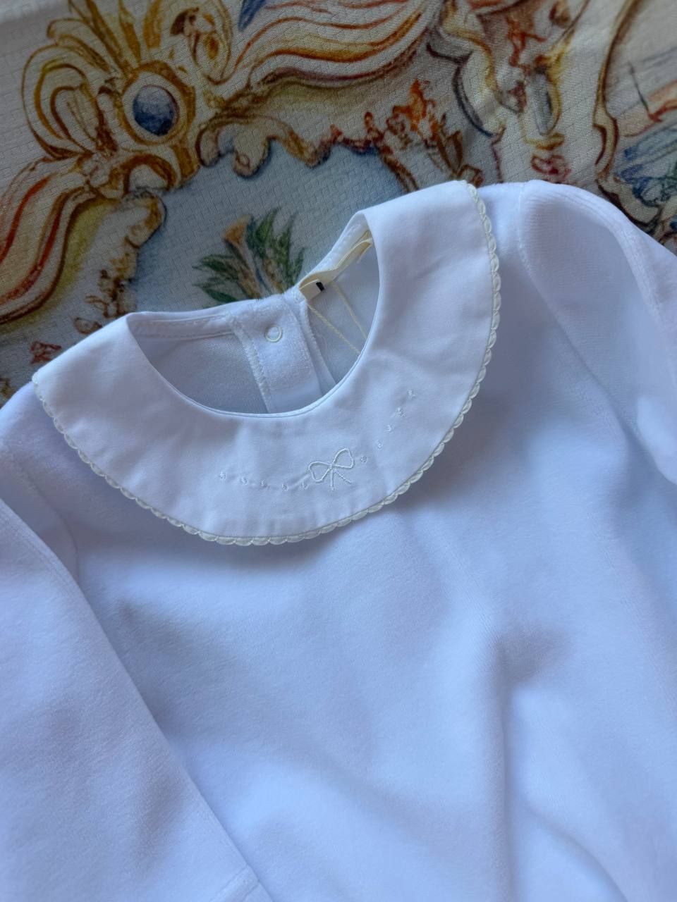 Tutina CINIGLIA BIANCA FIOCCO BABY GI