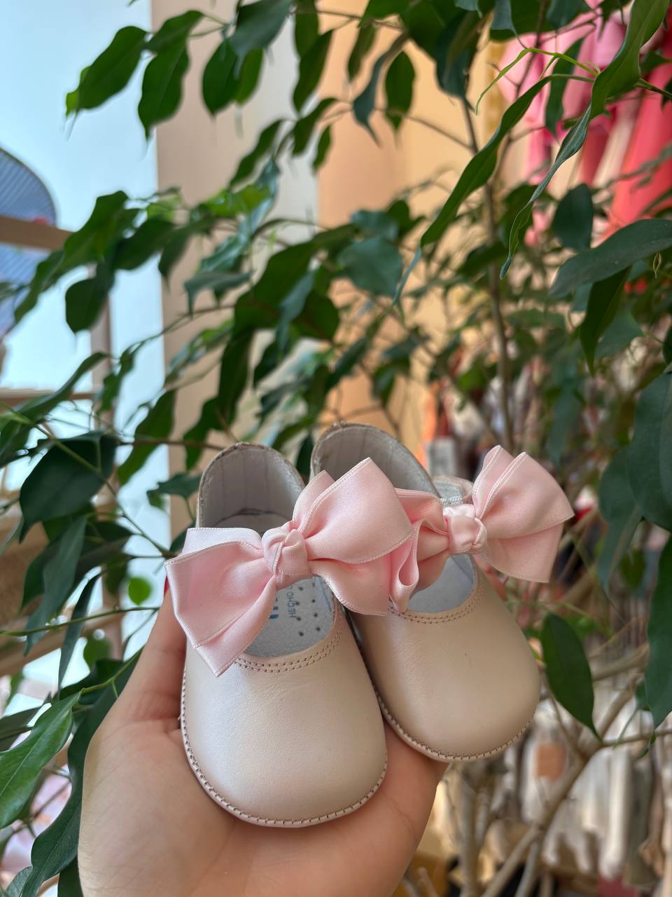 BAMBOLINA ROSA CON FIOCCO ALLA CAVIGLIA INDICE CULLA